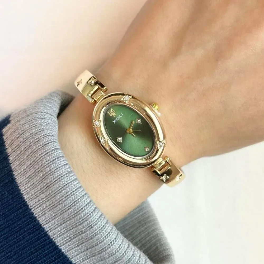 Vintage Inspired Luxury Gold Tone Watch